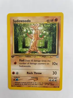 Pokemon Card Sudowoodo 77/111 Neo Genesis FIRST EDITION - (NM-) - Image 1