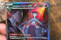 Pokemon Team Rocket's Mewtwo ex 231/182 Sv10 Destined Rivals Holo EX Full Art - Image 4