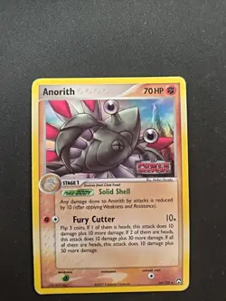 Anorith 26/108 Reverse Holo EX Power Keepers Pokemon Card HP Creased - Image 1