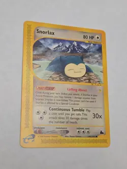 Pokemon TCG Snorlax Skyridge 100/144 Regular NM - Image 2