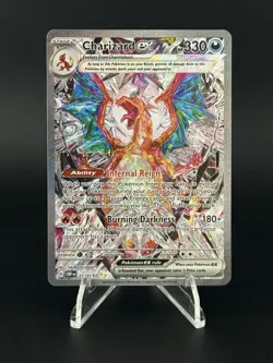 Pokemon TCG Charizard EX Holo Obsidian Flames Sir 223/197 Near Mint Condition - Image 1