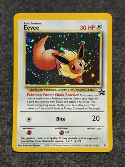 Pokemon TCG Eevee #11/53 WOTC Black Star Promo Holo *MINT* - Image 1