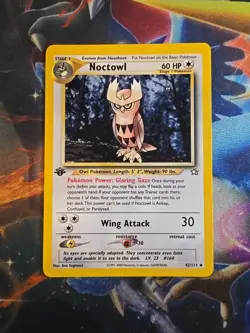 Pokemon Noctowl 42/111 1st Edition Neo Genesis Uncommon - Image 1