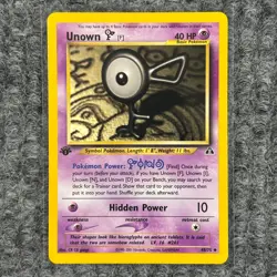 Vintage Pokemon Neo Discovery Unown [F] 1st Edition 48/75 Uncommon NM/Mint - Image 1