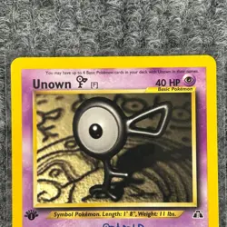 Vintage Pokemon Neo Discovery Unown [F] 1st Edition 48/75 Uncommon NM/Mint - Image 3
