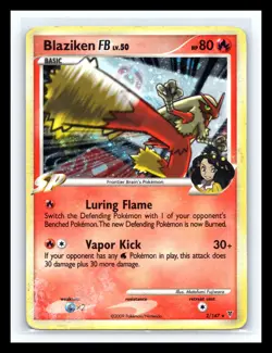💥 Blaziken FB 2/147 Pokemon Platinum Supreme Victors 2009 Holo - Image 1