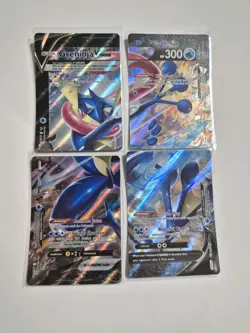 Pokemon Greninja V-UNION Full Art Promo Set SWSH155 156 157 158 Holo NM/Mint - Image 1
