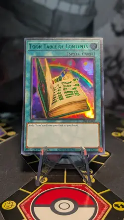 Toon Table Of Contents(Green)|LDS1-EN069|Ultra Rare|Yu-Gi-Oh| - Image 1
