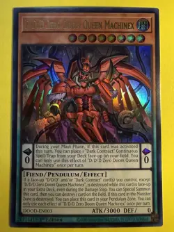YuGiOh ~ D/D/D Zero Doom Queen Machinex DOOD-EN003 ~ Ultra Rare 1st Edition - Image 1