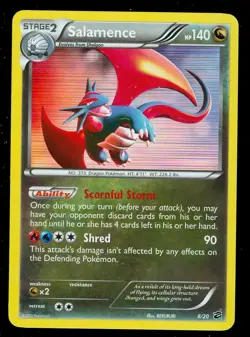 Pokemon SALAMENCE 8/20 Dragon Vault HOLO - MINT - Image 1