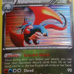 Pokemon TCG Salamence 8/20 Holo Rare-Dragon Vault Pokemon - Image 2