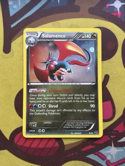 Pokemon Salamence 8/20 - Cosmic Holo - BW Dragon Vault - GLC - Excellent - Image 1