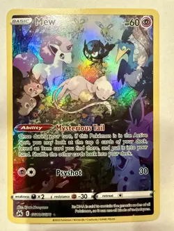 Pokemon TCG SWSH Crown Zenith Mew GG10/GG70 Galarian Gallery Full Art NM - Image 1