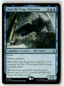 MTG Wan Shi Tong, Librarian 0078 Foil Avatar TLA NM - Image 1