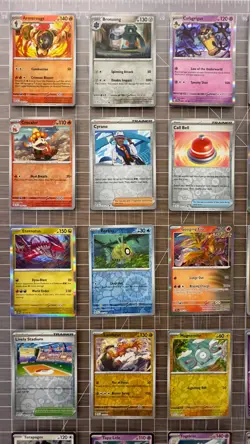 40 Pokemon Pokemon Cards Scarlet & Violet SURGING SPARKS HOLO FOIL 40 Card LOT - Image 2