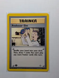 Pokemon TCG Professor Elm Neo Genesis Card 96/111 1st Edition NM - Image 1