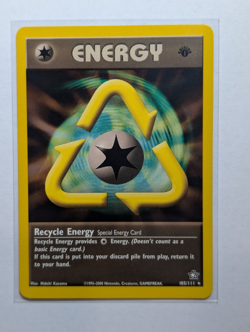 Pokemon Card - Recycle Energy Neo Genesis 105/111 Rare 1st Edition - Image 1