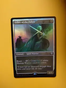 MTG Card. Usher of the Fallen promo pack kaldheim foil - Image 1