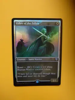 MTG Card. Usher of the Fallen promo pack kaldheim foil - Image 2