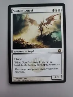 MTG Sunblast Angel Scars of Mirrodin 22/249 Regular Rare - Image 1