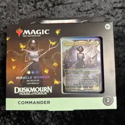 Magic: The Gathering Miracle Worker Commander Deck (Sealed) - SHIPS IN BOX - Image 1