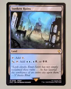Sunken Ruins - Commander: Final Fantasy #430 Rare - Mint - Magic the Gathering - Image 1