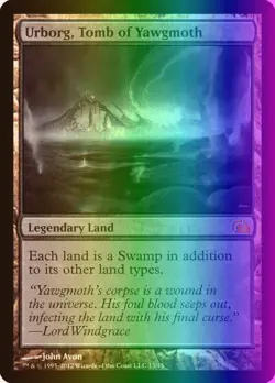 MTG Magic the Gathering Urborg, Tomb of Yawgmoth (13/15) FTV Realms LP FOIL - Image 1