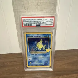 Pokemon Shining Magikarp Celebrations Classic Collection 66/64 Holo PSA 10 - Image 1