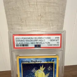 Pokemon Shining Magikarp Celebrations Classic Collection 66/64 Holo PSA 10 - Image 3