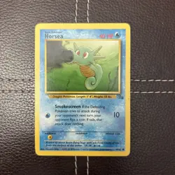Pokemon TCG - Horsea - 49/62 - Fossil - PL Unlimited Common (1999) - Image 1