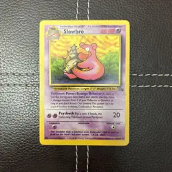 Pokemon TCG - Slowbro - 43/62 - Fossil - NM Unlimited Uncommon (1999) - Image 1