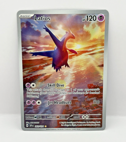 Pokemon Latios Sv08: Surging Sparks 203/191 Illustration Rare Holo Card - Image 1