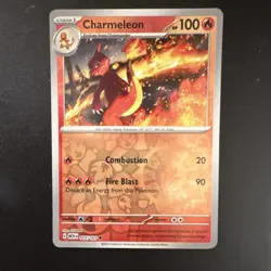 Pokemon Charmeleon 005/165 Sv: Scarlet & Violet 151 Reverse Holo Uncommon 100HP - Image 1