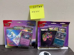 2 Pokemon Ascended Heroes & Prismatic Evolutions Tech Sticker Collection Lot #4 - Image 1