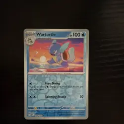 Pokemon Wartortle 008/165 Sv: Scarlet & Violet 151 Reverse Holo Uncommon 100HP - Image 1