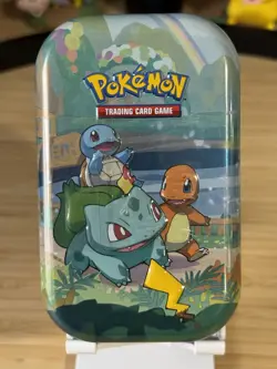 Pokemon TCG Celebrations Kanto Mini Tin Sealed Charmander Bulbasaur Squirtle - Image 1