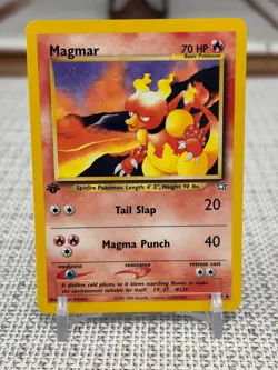 2000 Pokemon #40/111 Magmar (Neo Genesis) 1st Edition NM - Image 1