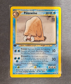 Pokemon TCG - 1st Edition Neo Genesis Piloswine 44/111 NM - Image 1