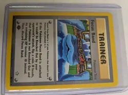 Pokemon 1st EDITION Focus Band 86/111 Non-Holo Rare Trainer Neo Genesis NM to MT - Image 1