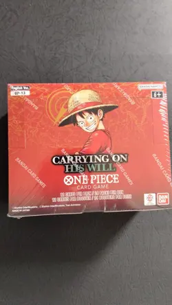 One Piece Card Game OP-13 CARRYING ON HIS WILL Booster Box 24 Packs ENG - Image 3