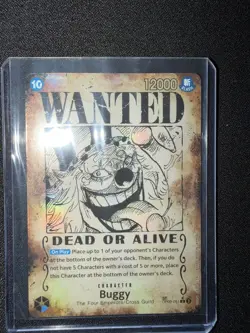 Buggy (Wanted Poster) OP09-051 Emperors in the New World Foil Near Mint English - Image 1