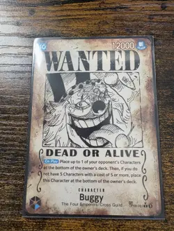 Buggy (Wanted Poster) OP09-051 Emperors in the New World Foil Near Mint English - Image 1