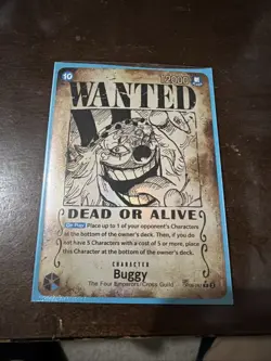 Buggy (Wanted Poster) OP09-051 Emperors in the New World Foil Near Mint English - Image 1