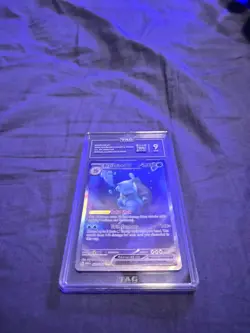 2023 POKEMON SV 151 MEW EN 200/165 BLASTOISE EX SPECIAL ILLUSTRATION RARE TAG 9 - Image 1