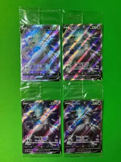 POKEMON SEALED MEWTWO V SWSH229 POKEMON GO ETB PROMO PLAYSET X4 - Image 1