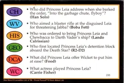 235 Star Wars Card Classic Trilogy Collectors Edition Trivial Pursuit Board Game - Image 2