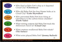 82 Star Wars Card Classic Trilogy Collectors Edition Trivial Pursuit Board Game - Image 2