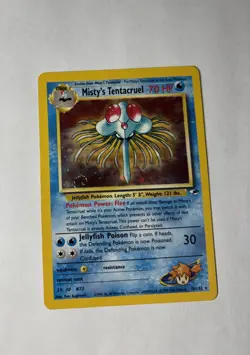 Gym Heroes Misty’s Tentacruel Holo 10/132 Rare WOTC Pokemon Card TCG NM Mint! - Image 2