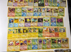 🔥145x Holo Rare Vintage WOTC Pokemon Card Lot+Binder 1st Shadowless Base Rocket - Image 3