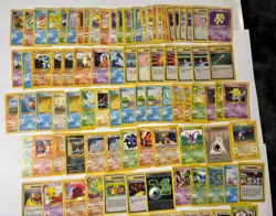 🔥145x Holo Rare Vintage WOTC Pokemon Card Lot+Binder 1st Shadowless Base Rocket - Image 4